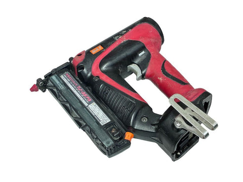 ☆中古品☆MAX マックス 18V 充電式ピンネイラ TJ-35P3 バッテリー（18V 5.0Ah）充電器（JC-925A）付き エア釘打機135124 - 0