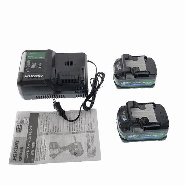 ☆未使用品☆HiKOKI ハイコーキ 36V コードレスインパクトレンチ WR36DH(2XPSZ) バッテリー2個(BSL36A18BX)充電器 ケース付123912 - 4