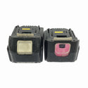☆中古品セット☆makita マキタ 14.4V 3.0Ah/18V 4.0Ah 純正リチウムイオンバッテリー BL1430+BL1840 LITHIUM-ION 雪/飛行機 116104 - 6