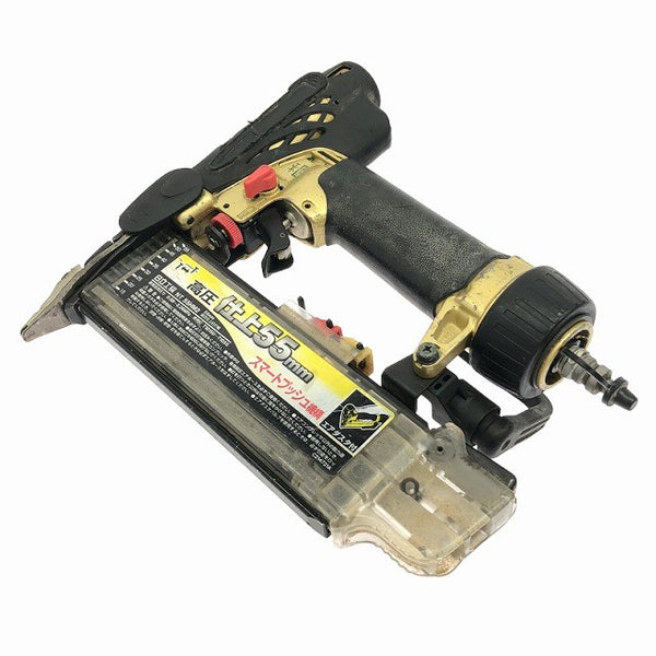 ☆中古品☆ HITACHI 日立工機 15～55mm 高圧仕上釘打機 NT55HM2 ゴールド 本体のみ136356 - 2
