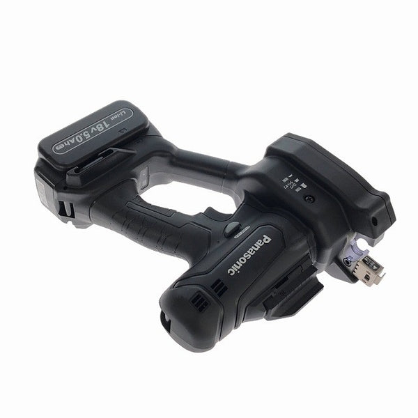 ☆未使用品☆Panasonic パナソニック 14.4V/18V 充電全ネジカッター EZ45A9LJ2G-B バッテリ2個(18V5.0Ah) 充電器 ケース付 充電式130204 - 6