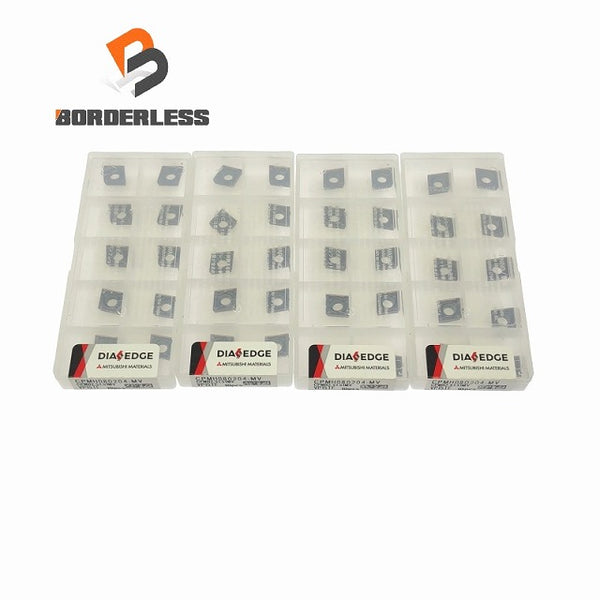 ☆未使用品4箱セット☆MITSUBISHI 三菱 カッタ用インサート CPMH080204-MV VP15T 1箱(10個)×4 サーメット 旋盤 仕上げ - 1