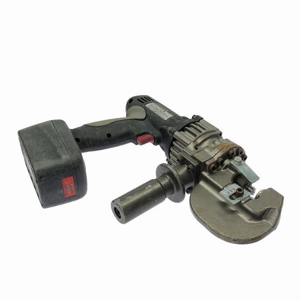 ☆中古品☆IKURATOOL 育良 18V コードレスパンチャーISK-MP15LT バッテリー1個(18V 3.0Ah) 充電器 ケース付128609 - 5