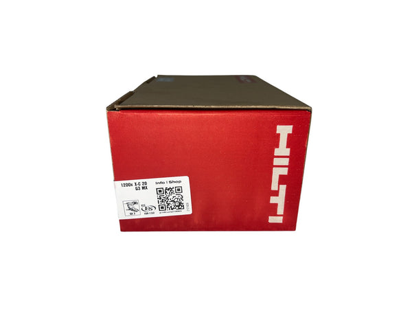 ☆未使用品セット☆HILTI ヒルティ GX3/120用 20mm ガスピン X-C 20 G3 MX(1200本) GX3用ガス缶 GC40(2缶) 鋲打機 ガス銃136541 - 5