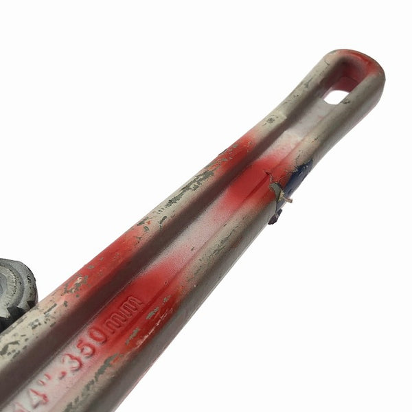 ☆中古品☆IRWIN アーウィン アルミパイプレンチ 14インチ 350mm アルミ製 パイレン ハンドツール 手工具 配管工具114319 - 9