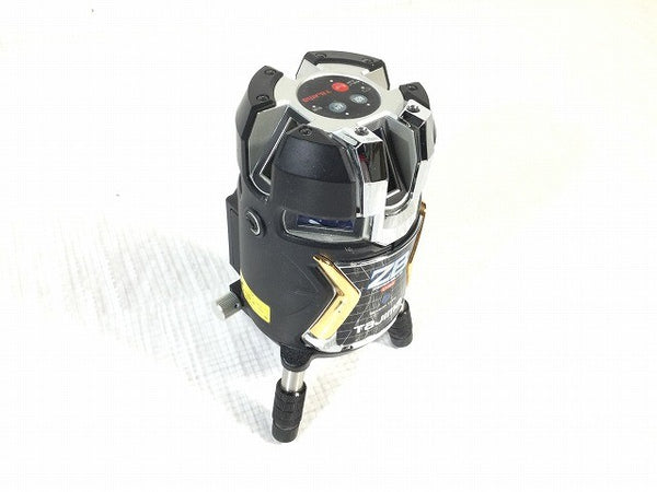 ☆中古品☆Tajima タジマ ZERO BLUE レーザー墨出し器 ZEROBLS-KJC 受光器 バッテリ1個 ACアダプタ ケース付き 測定130444 - 4