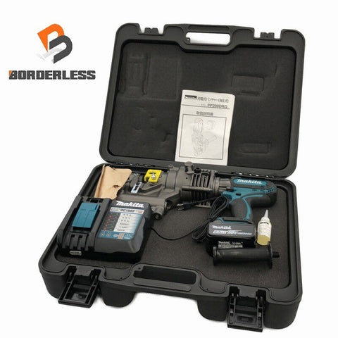 ☆未使用品☆makita マキタ 18V 充電式パンチャー PP200DRG バッテリー1個(18V 6.0Ah) 充電器 ケース付 油圧式パンチャー134799