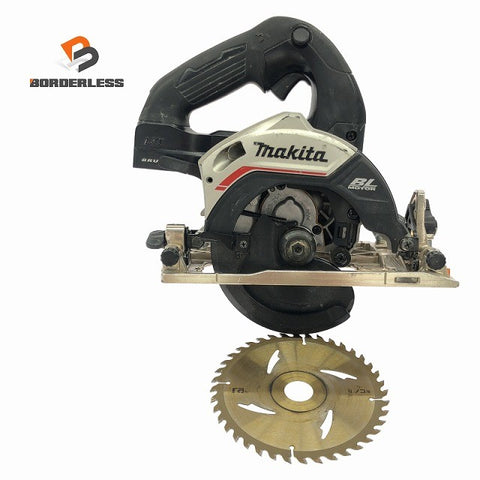 ☆中古品☆makita マキタ 18V 125mm 充電式マルノコ HS474D 黒 コードレス丸のこ 丸ノコ 丸鋸 木工用 切断機136874