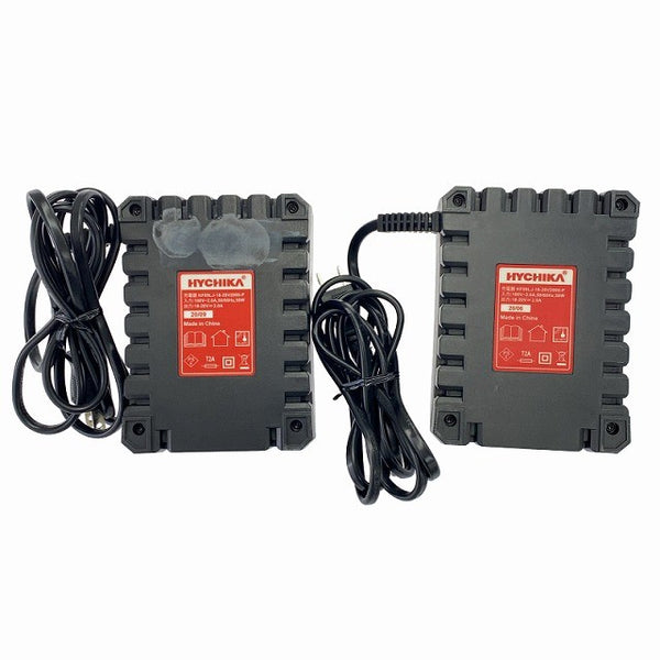 ☆比較的綺麗セット☆HYCHIKA 18V インパクトドライバー ID-18BC ハンマードリルドライバー HD18F バッテリ3個 充電器2台 その他129493 - 9