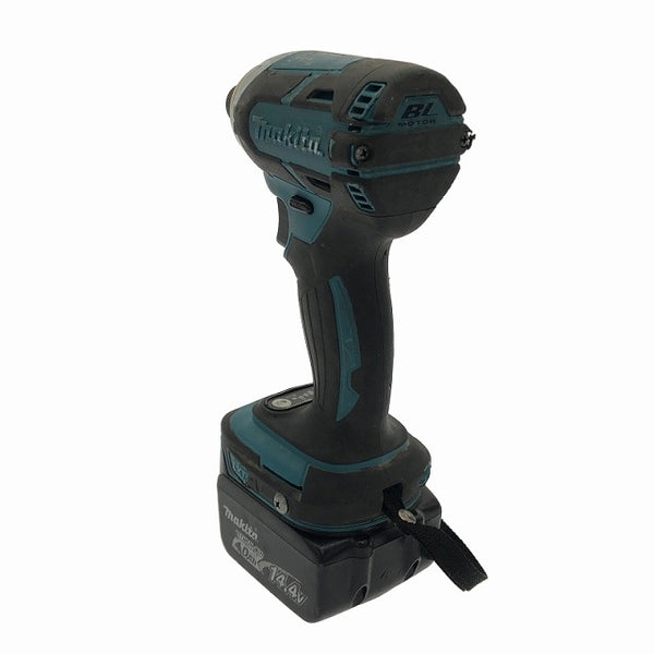 ☆中古品☆makita マキタ 18V 充電式インパクトドライバ TD148D 青/ブルー バッテリー1個(14.4V 4.0Ah)付き 電動工具 - 5