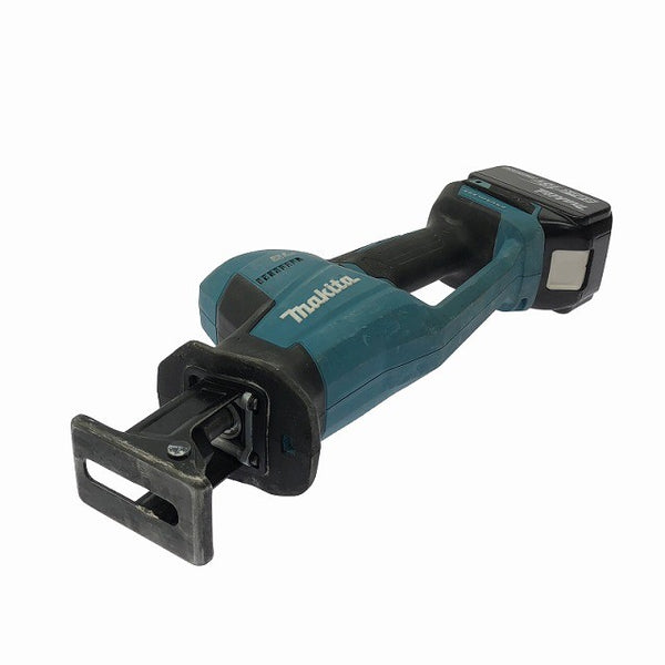 ☆中古品☆ makita マキタ 18V 充電式レシプロソー JR189DRGX 青/ブルー バッテリー2個(6.0Ah)充電器 ケース付129085 - 6