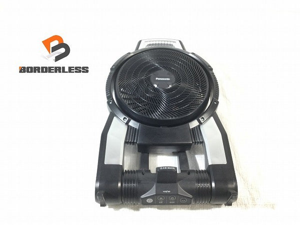 ☆中古品☆Panasonic パナソニック 14.4V/18V Dual デュアル 工事用充電扇風機 EZ37A4 本体のみ ファン132686 - 1