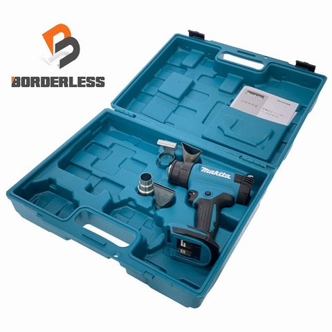 ☆未使用品☆makita マキタ 18V 充電式ヒートガン HG181DZK 本体+ケース アタッチメント ホットエアガン 設定温度 ～550度118053