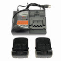 ☆中古品☆HITACHI 日立工機 14.4V コードレスインパクトドライバー WH14DSL2(2LSCK)(R) 赤 バッテリ2個 充電器 ケース 充電式136900 - 10