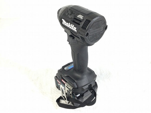 ☆未使用品☆makita マキタ 40Vmax 充電式インパクトドライバー TD002GRDXB 黒/ブラック バッテリ2個(2.5Ah) 充電器 ケース135561 - 4