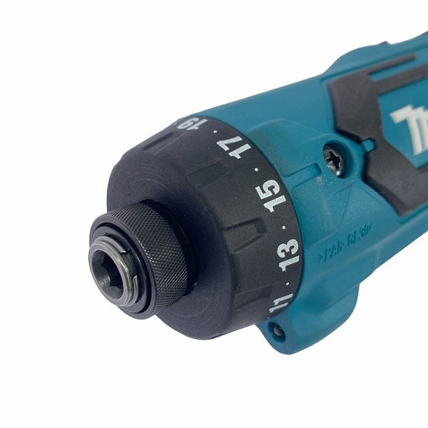 ☆極美品☆ makita マキタ 7.2V 充電式ペンドライバドリル DF012DSHX 青/ブルー バッテリー2個(1.5Ah)充電器+パーツ+ケース - 8