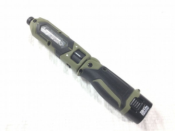 ☆未使用品☆makita マキタ 7.2V 充電式ペンインパクトドライバー TD022DSHXO オリーブ バッテリ2個(7.2V1.5Ah) 充電器 ケース126350 - 7