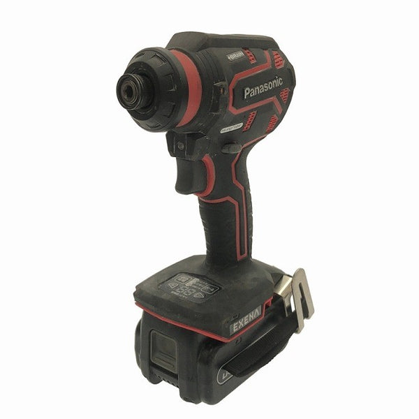 ☆比較的綺麗☆Panasonic パナソニック 14.4V/18V 充電ドリルドライバー EZ1DD2J18D-R 赤 バッテリ2個(5.0Ah) 充電器 アタッチメント付き119432 - 4