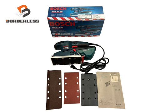 ☆美品☆ BOSCH ボッシュ オービタルサンダー GSS23AE 研磨機 集じん付 100V133284