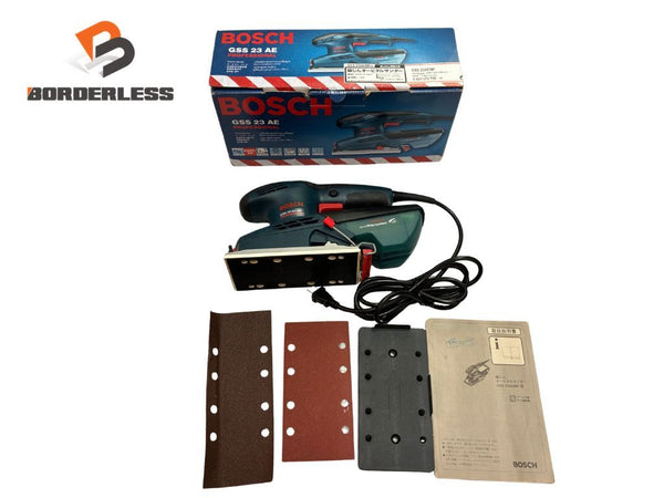 ☆美品☆ BOSCH ボッシュ オービタルサンダー GSS23AE 研磨機 集じん付 100V133284 - 1