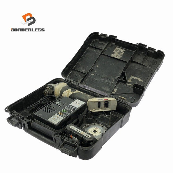 ☆中古品☆Panasonic パナソニック 14.4V 充電ディスクグラインダー100 EZ4640 バッテリ1個(3Ah) 充電器 ケース 充電式 コードレス128543 - 1