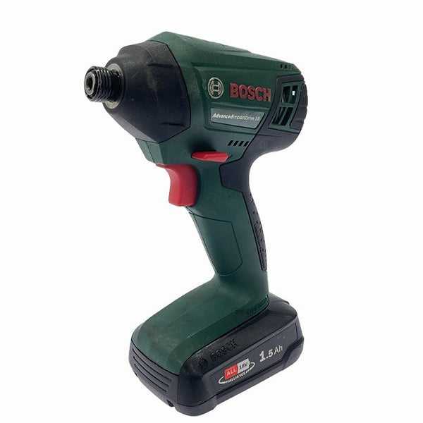☆中古品☆BOSCH ボッシュ 18V コードレスインパクトドライバー Advanced Impactdrive 18 バッテリ1個(1.5Ah)付 充電式132297 - 2