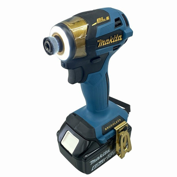 ☆未使用品☆makita マキタ 18V 充電式インパクトドライバー TD173DGXPB プレミアムブルー LXT20周年記念カラー フルセット124816 - 4