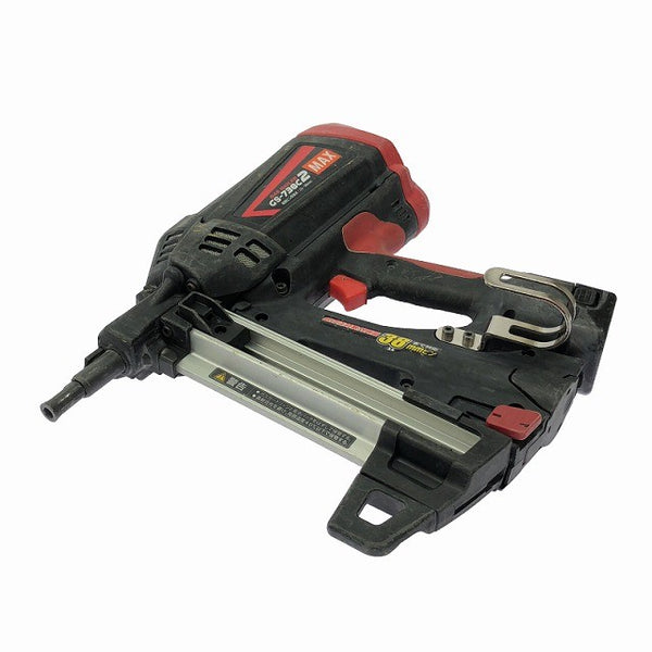 ☆中古品☆MAX マックス ガスネイラ GS-738C2 バッテリ2個(6V1.5Ah) 充電器 ケース付 充電式 ガス式鋲打ち機 ガスピンネイラ128608 - 4
