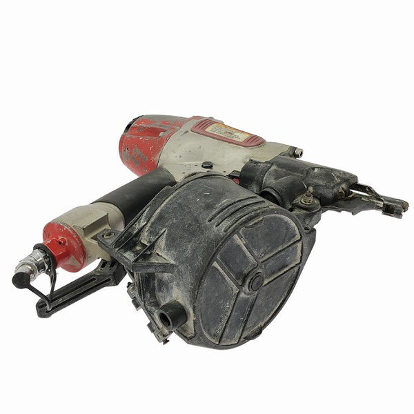 ☆中古品☆MAX マックス 常圧 コイルネイラ 型番不明 SK11 収納工具バック付き エア釘打ち機 エアツール 大工道具132926 - 3