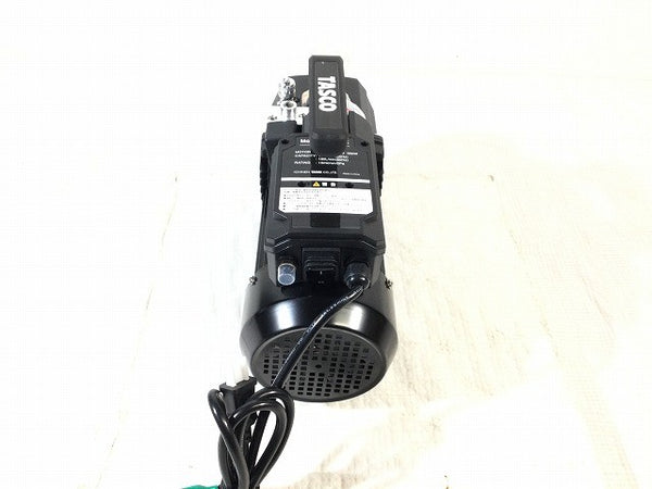 ☆未使用品☆TASCO タスコ 100V オイル逆流防止弁付 高性能ツーステージ真空ポンプ TA150XK コード式 バキュームポンプ 空調工具132201 - 5