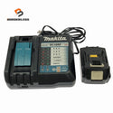 ☆中古品セット☆ makita マキタ 18V 6.0Ah 純正リチウムイオンバッテリー BL1860B 急速充電器 DC18RC131496 - 1
