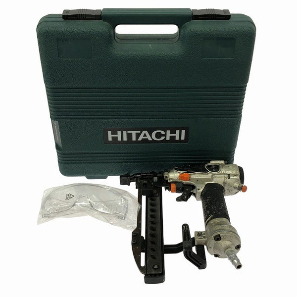 ☆中古品☆HITACHI 日立工機 常圧 フロア用タッカー N3804MF ケース付 ステープル幅4mm 長さ38mm エアタッカー エアータッカー133873 - 3