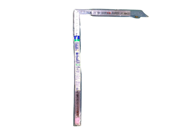 ☆中古品☆SHINWA シンワ測定 エルアングル 型番不明 1000mm 平ピタ 品番10297 300mm 丸のこガイド付き133462 - 10