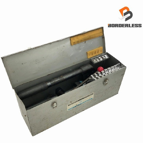 ☆中古品☆ 日本圧着端子製造 手動式油圧工具 YPT-150-1 本体+ダイス+ケース 圧着 配線/電線/接続/工事/電設/ケーブル/電気 116591 - 0