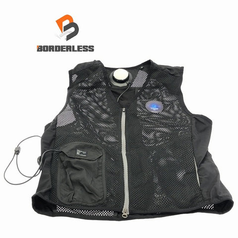 ☆極美品☆I'Z FRONTIER アイズフロンティア ペルチェベスト #107 黒/ブラック Lサイズ ペルチェウェア 冷却ベスト 空調作業服