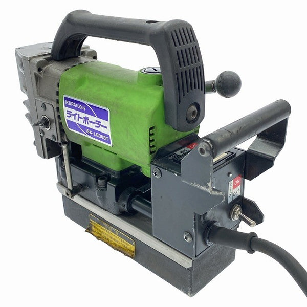 ☆中古品☆IKURATOOLS 育良精機 100V 小型ハンディタイプ磁気ボーラー ライトボーラー ISK-LB30ST 電動工具 磁気ボール盤120560 - 5
