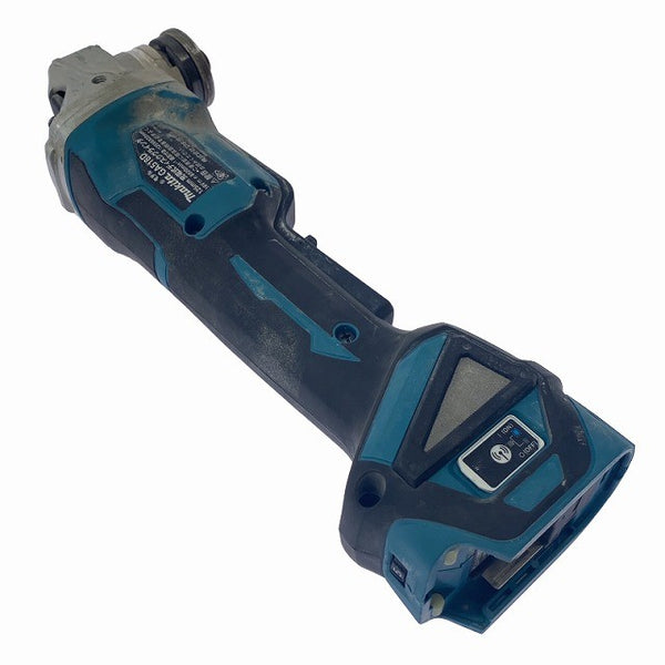 ☆中古品※バッテリ無し☆makita マキタ 18V 125mm 充電式ディスクグラインダー GA518D 充電器 DC18RF ケース付 研磨 研削131362 - 7