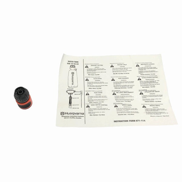 ☆未使用品☆Husqvarna ハスクバーナ 加圧式 水タンク 91184PI ホース付 給水タンク 加圧タンク 給水ポンプ エンジンカッター用118278 - 10