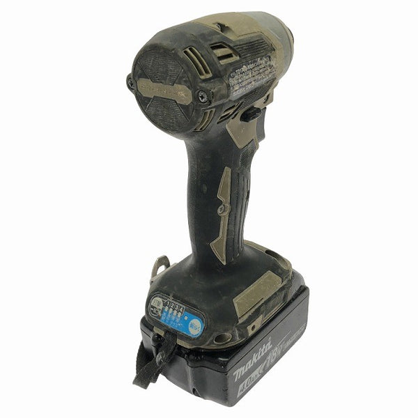 ☆中古品☆ makita マキタ 18V 充電式インパクトドライバ TD173D 本体+バッテリー2個(4.0Ah/6.0Ah)充電器+ケース134751 - 6
