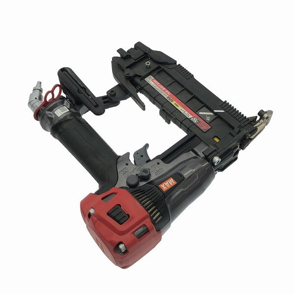 ☆比較的綺麗☆MAX マックス 高圧 フロア用ネイラ HA-50F3(D) ケース付 フロアタッカー エアタッカー エアータッカー エア工具 - 6