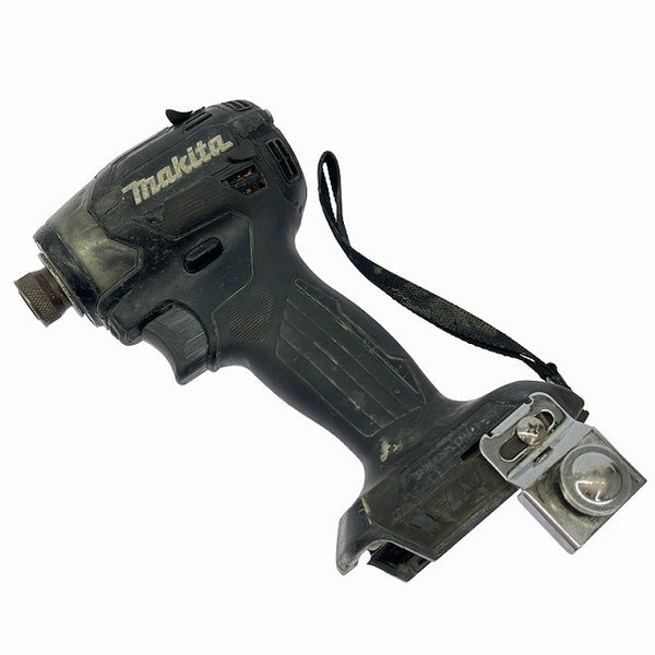 ☆中古品☆makita マキタ 18V 充電式インパクトドライバー TD173D 黒/ブラック バッテリ1個(18V 6.0Ah)付 コードレス バッテリー式127202 - 2
