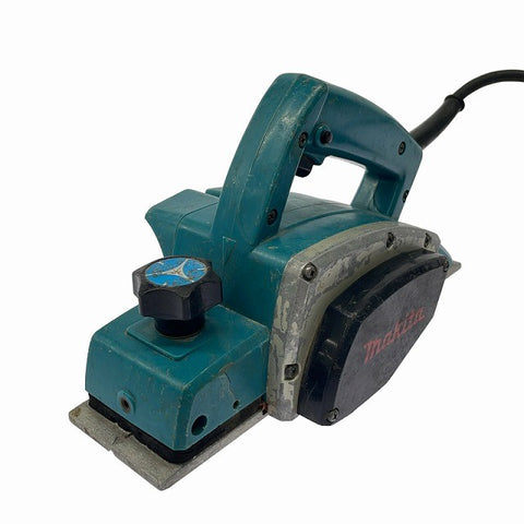 ☆中古品☆makita マキタ 100V 82mm カンナ 1900BA 電気カンナ 電動かんな コード式 DIY 木工 面取り 電動工具127218 - 0