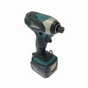 ☆中古品☆makita マキタ 14.4V 充電式インパクトドライバー TD134DX2 青/ブルー バッテリ1個(14.4V6.0Ah) 充電器 ケース付 - 5