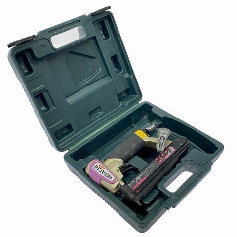 ☆中古品☆HITACHI 日立工機 常圧 35mm ピン釘打機 NP35A ケース付 ピン釘打ち機 ピンネイラ ピンタッカー エア工具122481 - 0