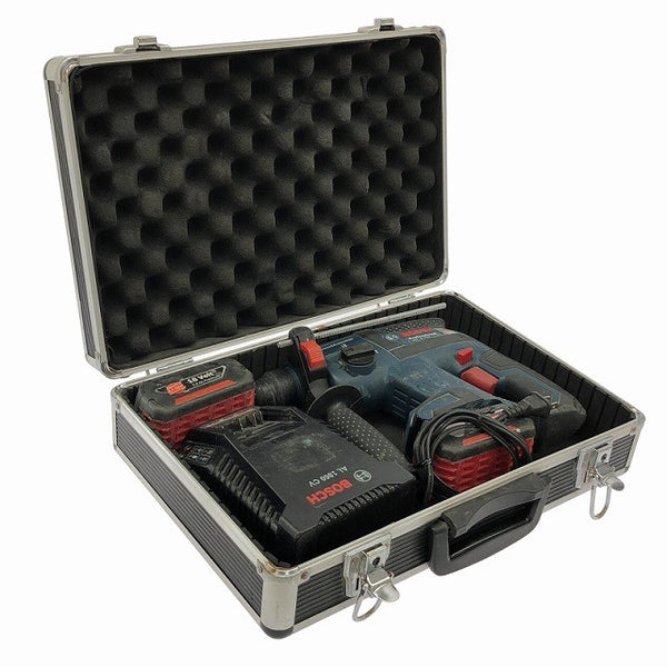 ☆中古品☆ BOSCH ボッシュ 18V バッテリーハンマードリル GBH18V-EC 本体+バッテリー2個(3.0Ah/6.0Ah)充電器+ケース136672 - 2