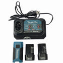 ☆中古美品☆makita マキタ 7.2V 充電式ペンインパクトドライバー TD021D 青 バッテリ2個(1.5Ah) 充電器 ライト付 コードレス133275 - 9