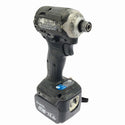☆中古品☆makita マキタ 14.4V 充電式インパクトドライバー TD161D 黒/ブラック バッテリ1個(14.4V4.0Ah) 充電器付 コードレス - 3