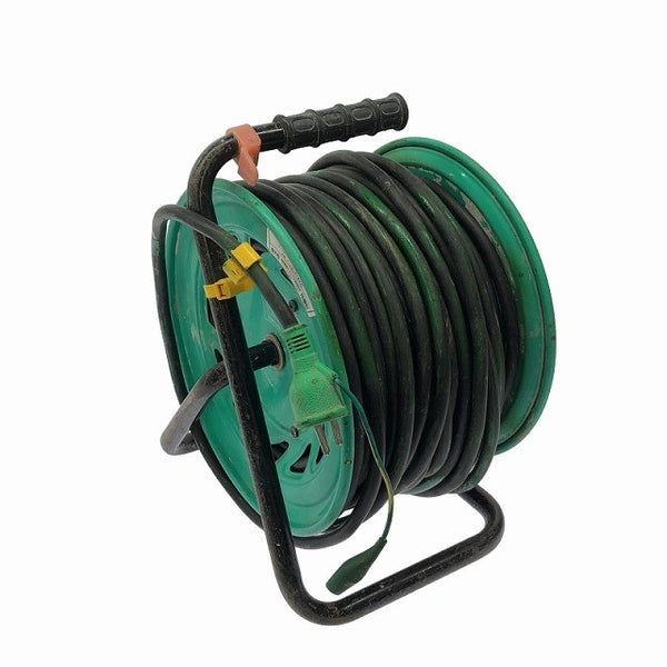 ☆中古品☆NICHIDO 日動工業 100V 50m コードリール FW-E53 防雨防塵型 屋外用 電工ドラム ドラムリール 延長コード118895 - 5