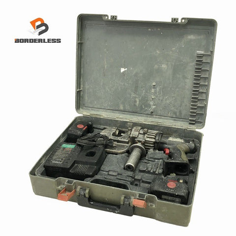 ☆中古品☆IKURA 育良精機 12V コードレスパンチャー IS-MP15L？ バッテリ2個 充電器 ケース付 充電式パンチャー ※コメント必読135776
