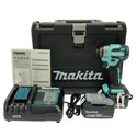 ☆未使用 限定色☆makita マキタ 18V 充電式インパクトドライバー TD173DGXTB ターコイズブルー バッテリ2個(6.0Ah) 充電器 ケース134875 - 3
